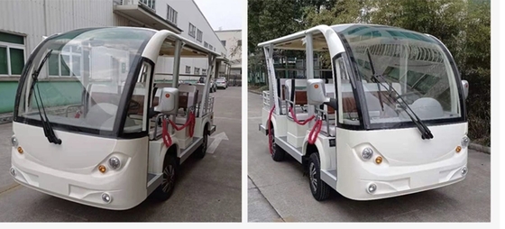 طراحی زیبا 10 - 14 صندلی اتوبوس اتوبوس الکتریکی با سرعت پایین اتومبیل تماشای جاذبه