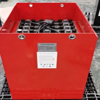 باتری کشش لیفتراک لیکر با کارایی بالا 80 ولت 5PZS650 برای هلی CPD45-A2 با رنگ قرمز