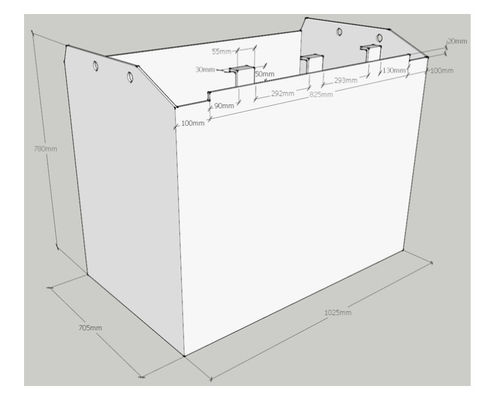 باتری کششی لیفتراک 80 ولتی 500AH