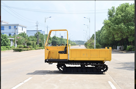 4 تن روغن نخل به طور گسترده ای استفاده می شود Crawler Dumper سفارشی موشک لاستیک ردیاب Crawler Dumoer