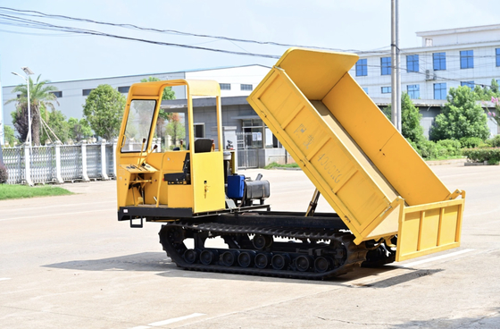 4 تن روغن نخل به طور گسترده ای استفاده می شود Crawler Dumper سفارشی موشک لاستیک ردیاب Crawler Dumoer