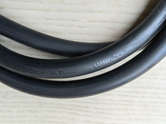 پل اتصال باتری لیفتراک مسی لاستیکی 35mm×75mm