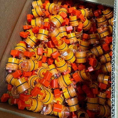 قطعات باتری لیفتراک 67mm/77mm طول شناور فلک تهویه PP مواد