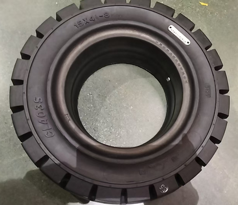 لاستیک های ضد لغزش بادوام 125/75-8 سیستم سریع لاستیک های توپر برای لیفتراک