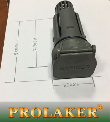 باتری صنعتی سبد نوع فلک تهویه رنگ خاکستری اندازه L طول 92mm
